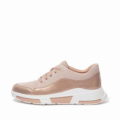 Fitflop FREYA Suede Sneakers Dames Beige | GUF320586