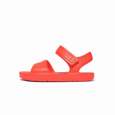 Fitflop IQUSHION Ergonomic Back-Strap Sandalen Kinderen Oranje | ECY150723