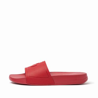 Fitflop IQUSHION Pool Badslippers Dames Dieprood | RFJ109567