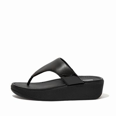 Fitflop MYLA Toe-Thongs Sandalen Dames Zwart | XVG561079