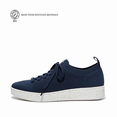 Fitflop RALLY E01 Multi-Knit Sneakers Dames Donkerblauw | OAN791620