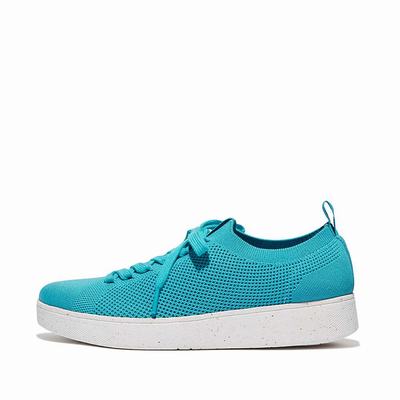 Fitflop RALLY E01 Multi-Knit Sneakers Dames Blauw | UZO409536