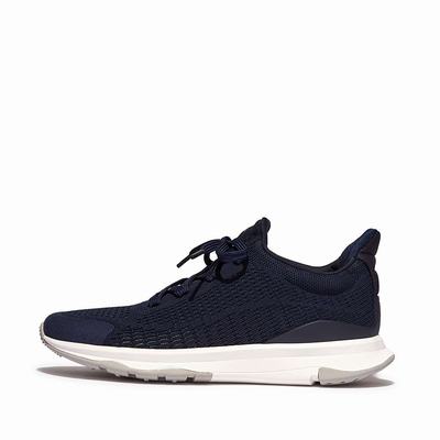 Fitflop VITAMIN FFX Knit Sports Sneakers Dames Donkerblauw | KQB958247