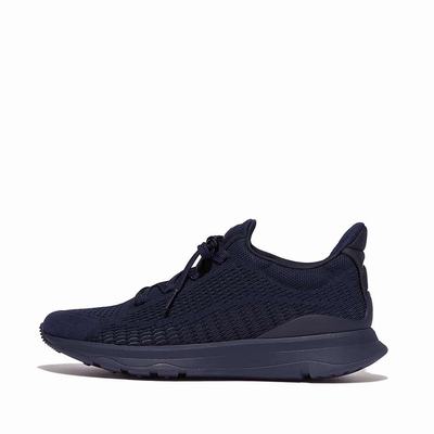 Fitflop VITAMIN FFX Knit Sports Sneakers Dames Donkerblauw | UCV210593