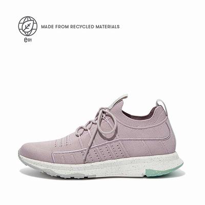 Fitflop VITAMIN FF E01 Knit Sports Sneakers Dames Paars | AOQ802456