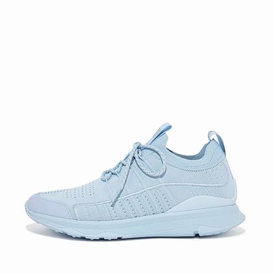 Fitflop VITAMIN FF Knit Sports Sneakers Dames Blauw | VFH629138