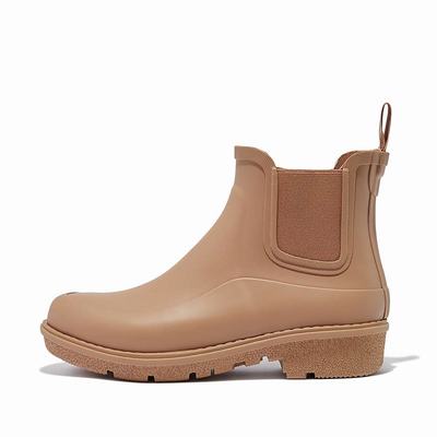 Fitflop WONDERWELLY Chelsea Regenlaarzen Dames Bruin | UJV687201