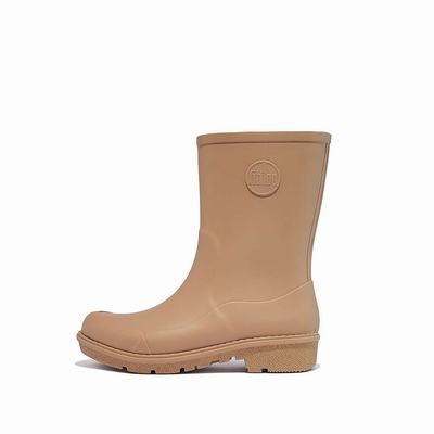 Fitflop WONDERWELLY Short Regenlaarzen Dames Bruin | MUE094587