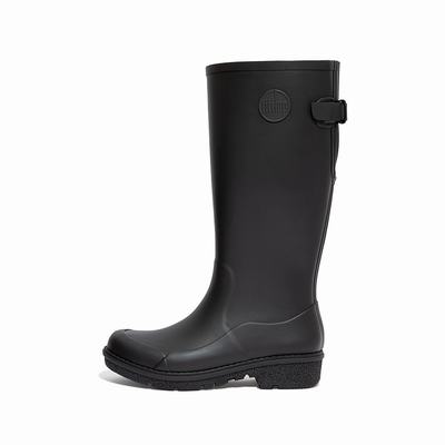 Fitflop WONDERWELLY Tall Regenlaarzen Dames Zwart | KTU814753