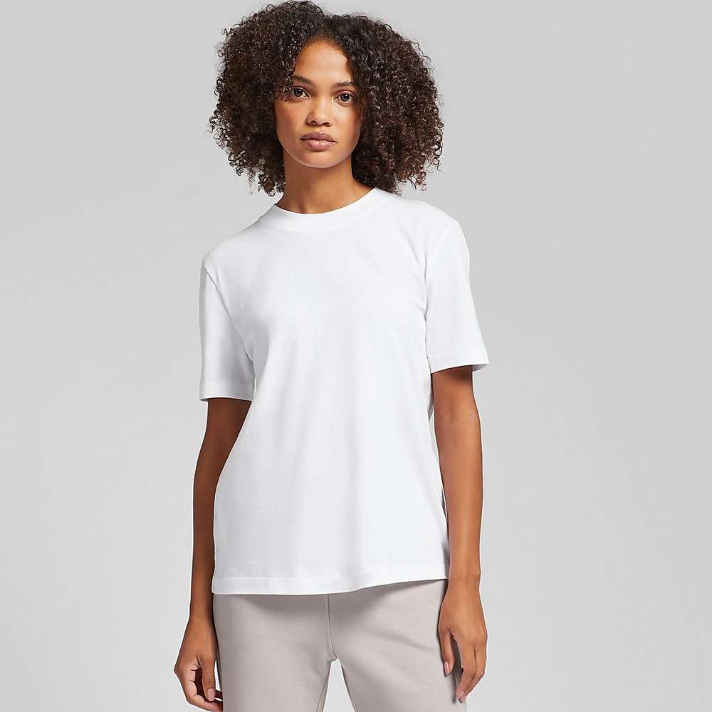 Fitflop BASIC THREADS Crew T Shirt T-shirts Dames Wit | TNV726940