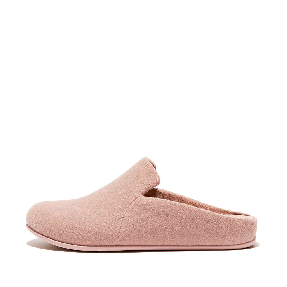 Fitflop CHRISSIE II Haus Felt Slippers Dames Beige | EAU392056