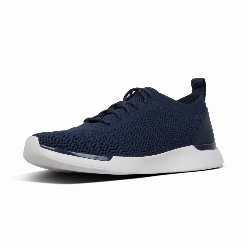 Fitflop FLEXKNIT Sneakers Heren Donkerblauw | LVN021943