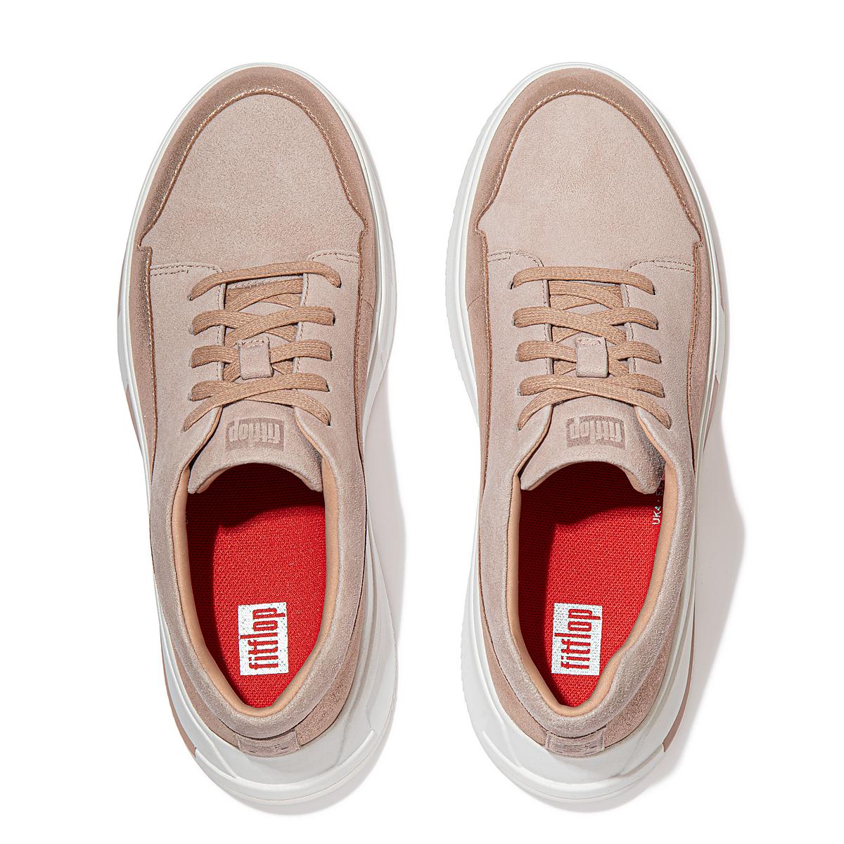 Fitflop FREYA Suede Sneakers Dames Beige | GUF320586