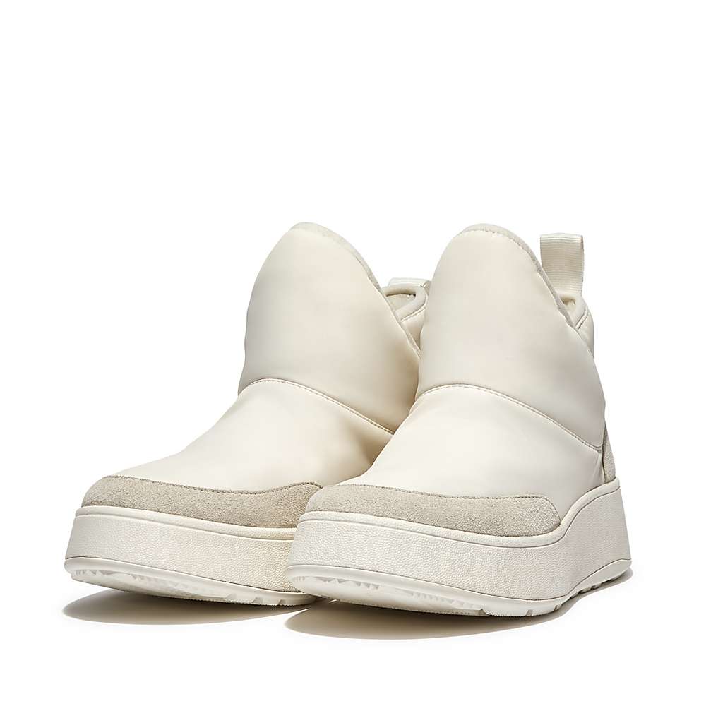 Fitflop F-MODE E01 Biofleece-Lined Flatform Bootie Sneakers Dames Room | IQA401375