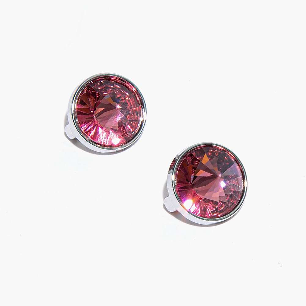 Fitflop IQUSHION Charms Crystal Round Charms 2 Pack Dames Fuchsie Roze | OVD985074