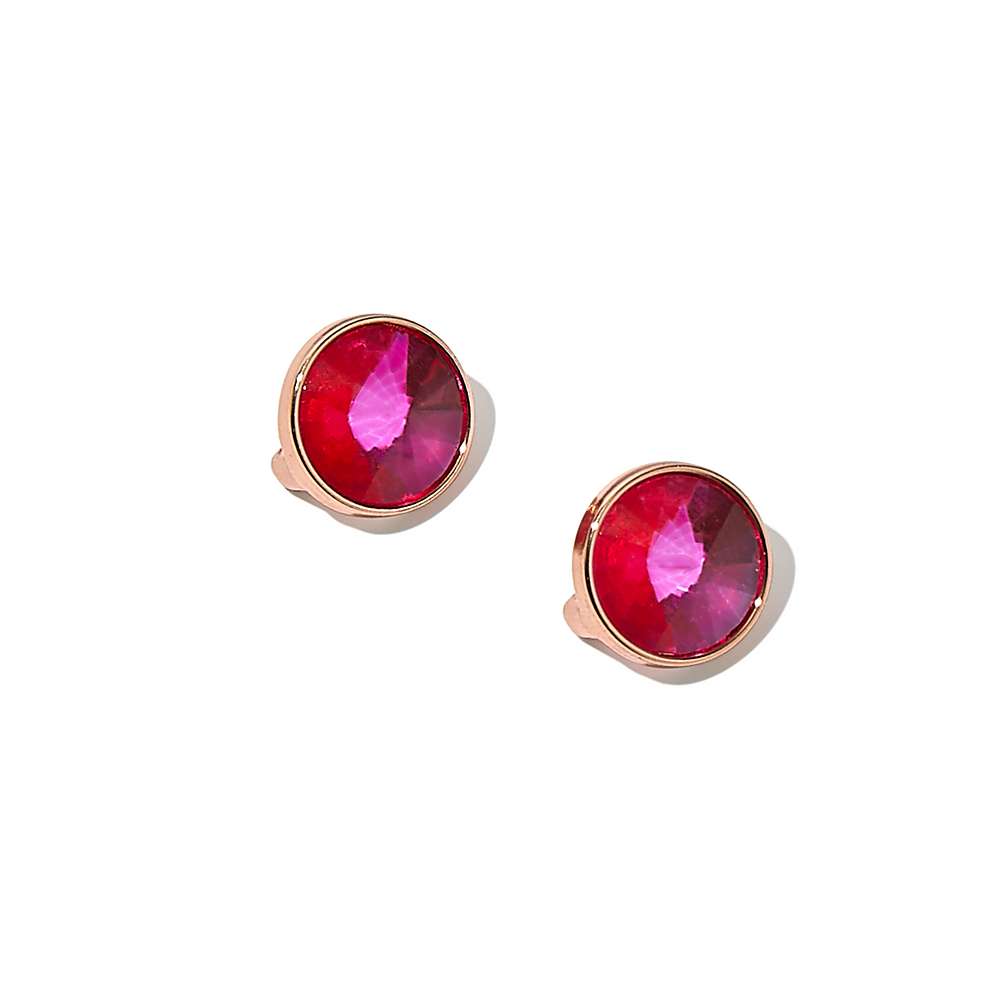 Fitflop IQUSHION Charms Crystal Round Charms 2 Pack Dames Roze | YJM701294