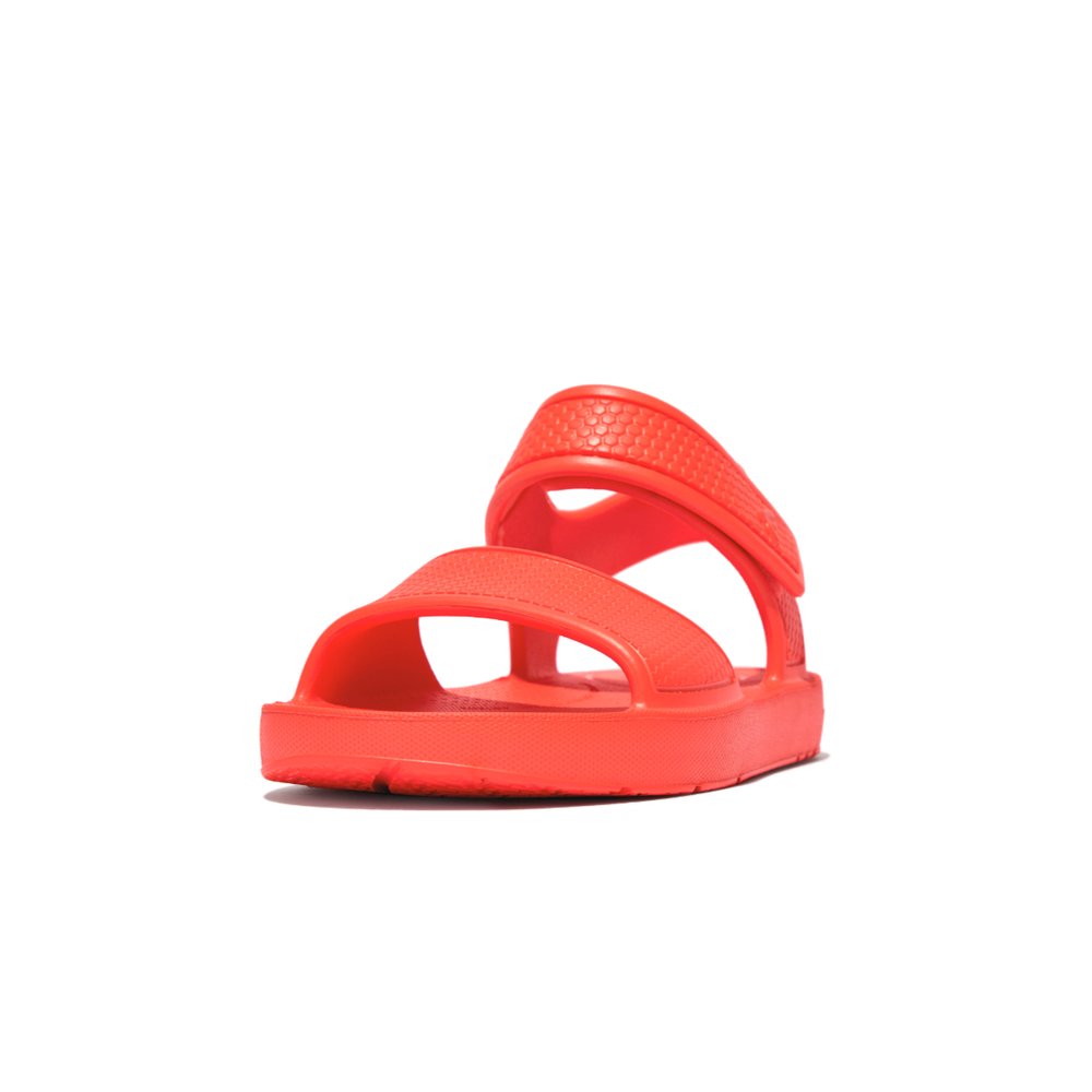 Fitflop IQUSHION Ergonomic Back-Strap Sandalen Kinderen Oranje | ECY150723