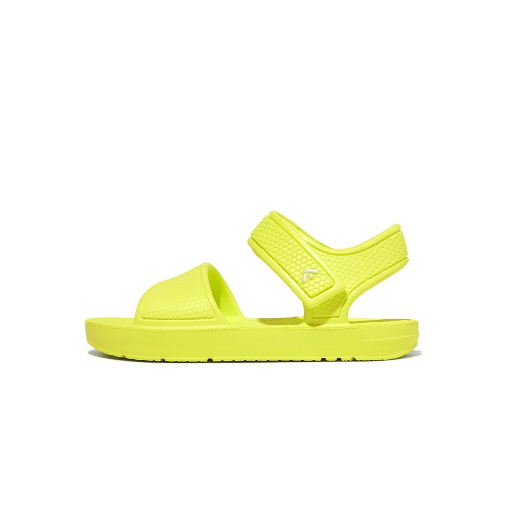 Fitflop IQUSHION Ergonomic Back-Strap Sandalen Kinderen Geel | LEU952638