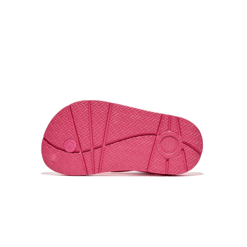 Fitflop IQUSHION Ergonomic Back-Strap Sandalen Kinderen Roze | RBE736104