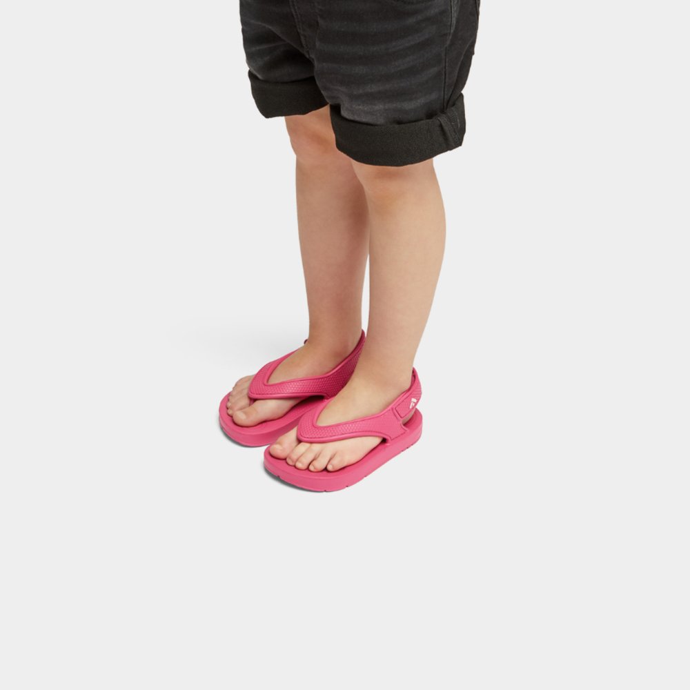 Fitflop IQUSHION Ergonomic Back-Strap Sandalen Kinderen Roze | RBE736104