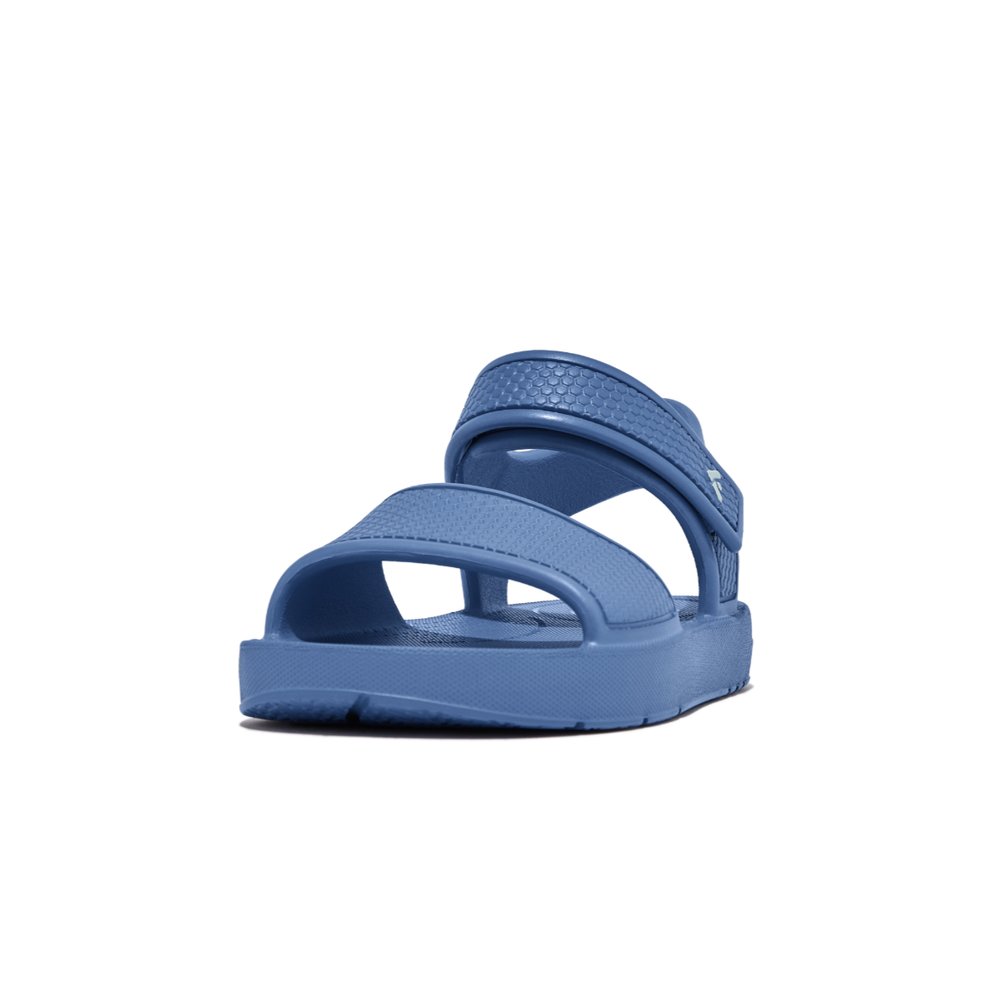 Fitflop IQUSHION Ergonomic Back-Strap Sandalen Kinderen Blauw | SLT582147