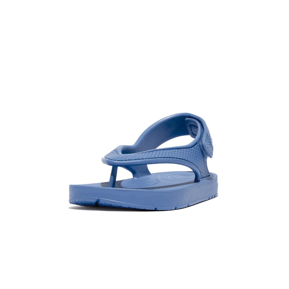 Fitflop IQUSHION Ergonomic Back-Strap Sandalen Kinderen Blauw | VRX760982