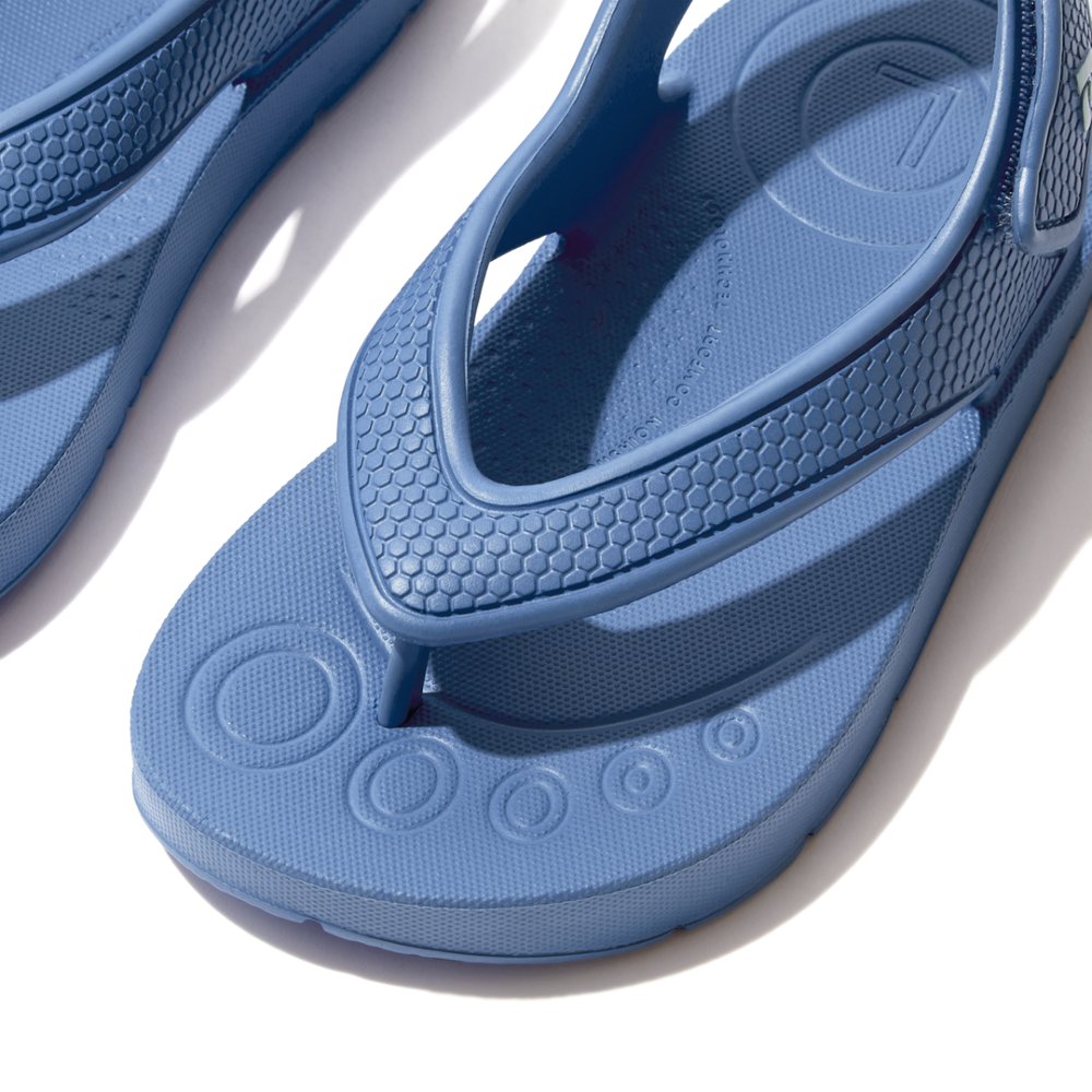 Fitflop IQUSHION Ergonomic Back-Strap Sandalen Kinderen Blauw | VRX760982