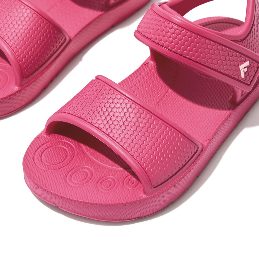 Fitflop IQUSHION Ergonomic Back-Strap Sandalen Kinderen Roze | YTH861702