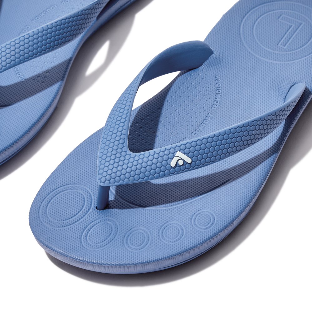 Fitflop IQUSHION Ergonomic Sandalen Kinderen Blauw | TBA853642