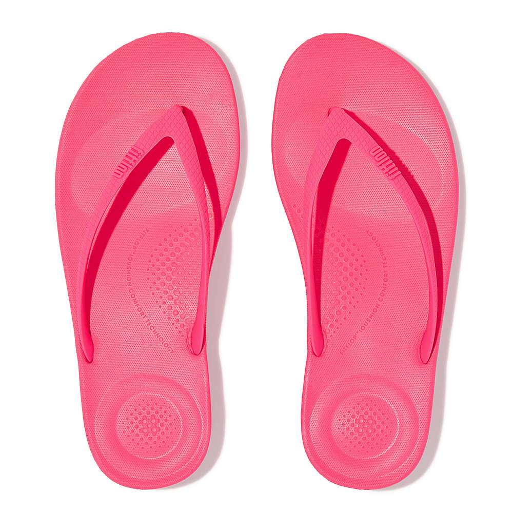 Fitflop IQUSHION Ergonomic Teenslippers Dames Roze | CKF359284