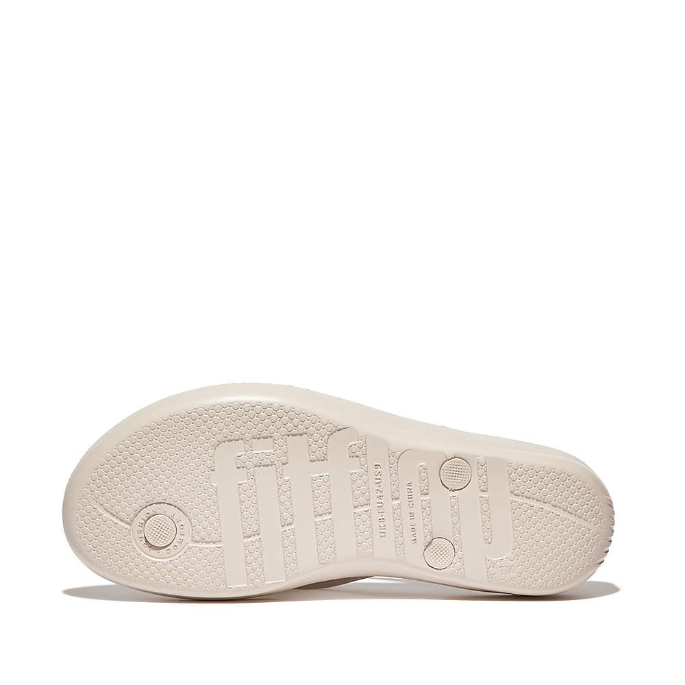 Fitflop IQUSHION Ergonomic Teenslippers Heren Grijs Beige | NMB905137