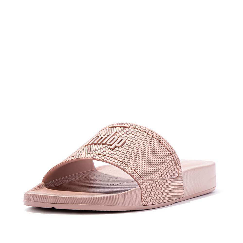 Fitflop IQUSHION Pool Badslippers Dames Beige | NGO183602