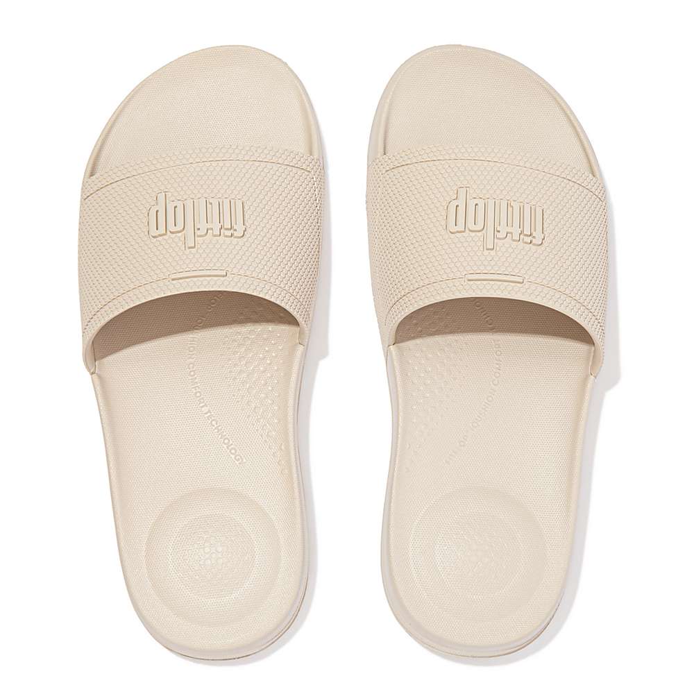 Fitflop IQUSHION Pool Badslippers Dames Beige | OCB856372