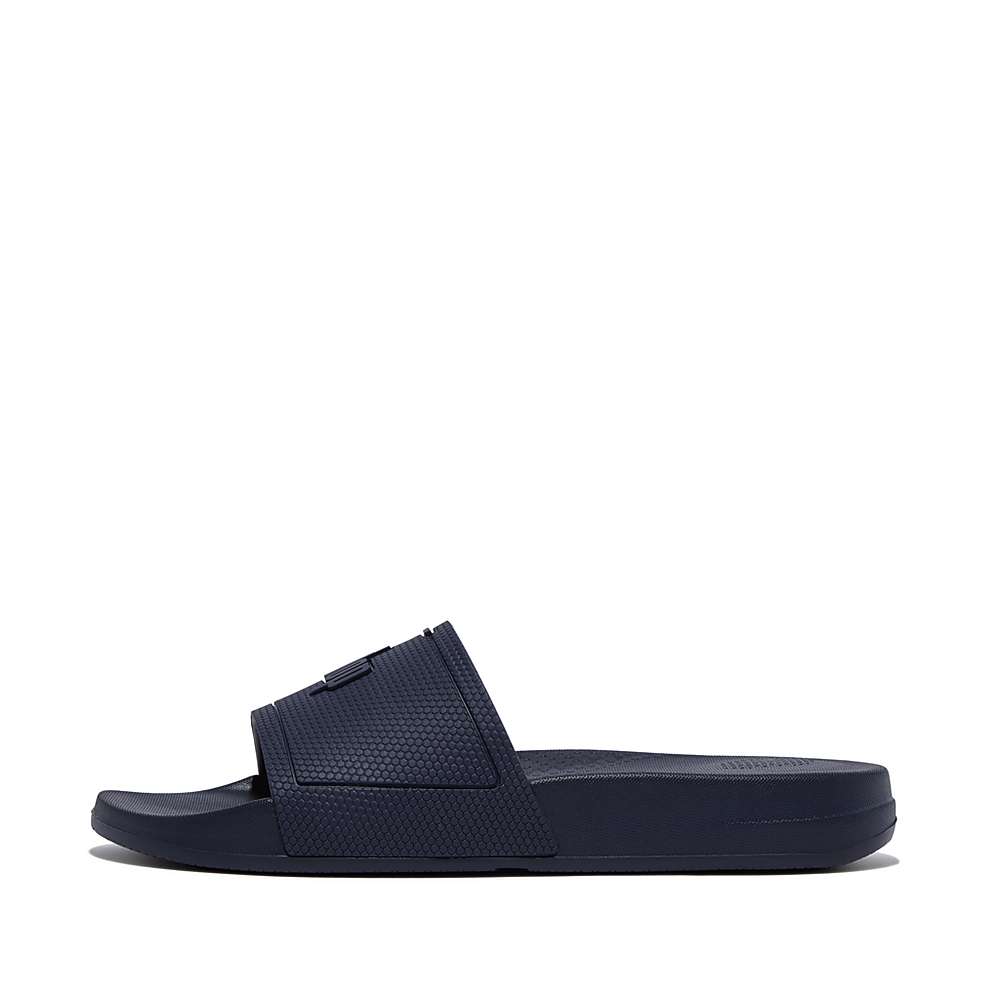 Fitflop IQUSHION Pool Badslippers Dames Donkerblauw | RYM531672