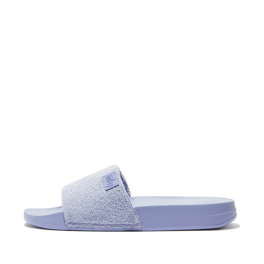 Fitflop IQUSHION Towelling Badslippers Dames Lavendel | NWS943876