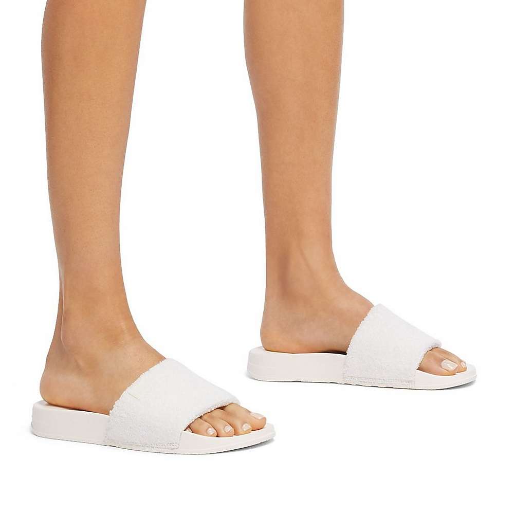 Fitflop IQUSHION Towelling Badslippers Dames Room | QHG148697