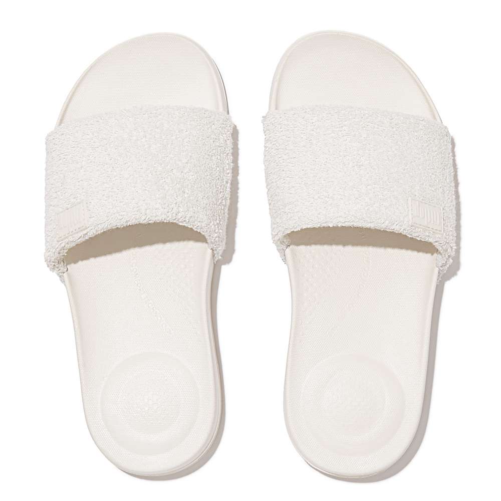 Fitflop IQUSHION Towelling Badslippers Dames Room | QHG148697