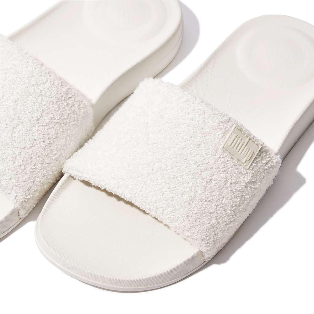 Fitflop IQUSHION Towelling Badslippers Dames Room | QHG148697