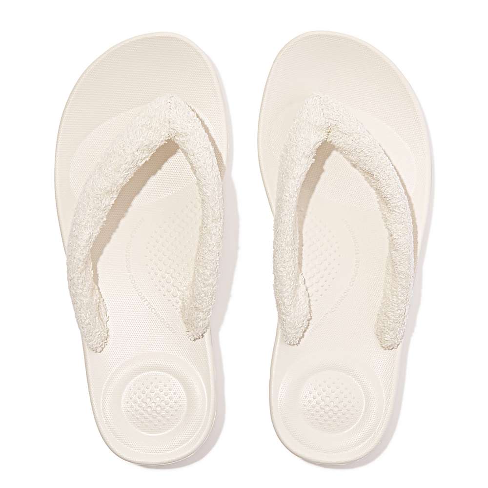 Fitflop IQUSHION Towelling Teenslippers Dames Room | YSQ394057