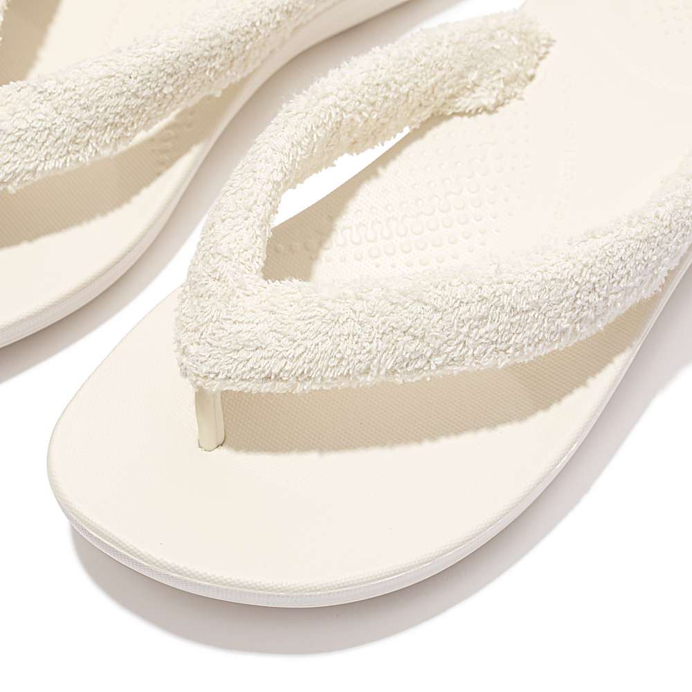 Fitflop IQUSHION Towelling Teenslippers Dames Room | YSQ394057