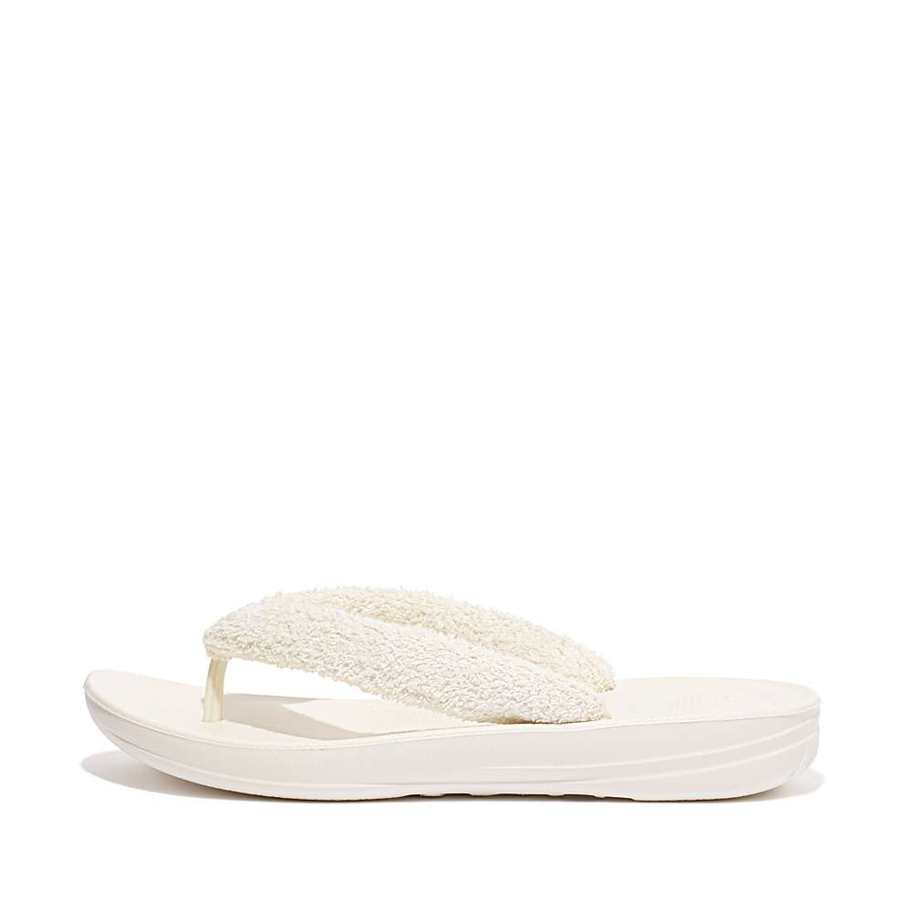 Fitflop IQUSHION Towelling Teenslippers Dames Room | YSQ394057