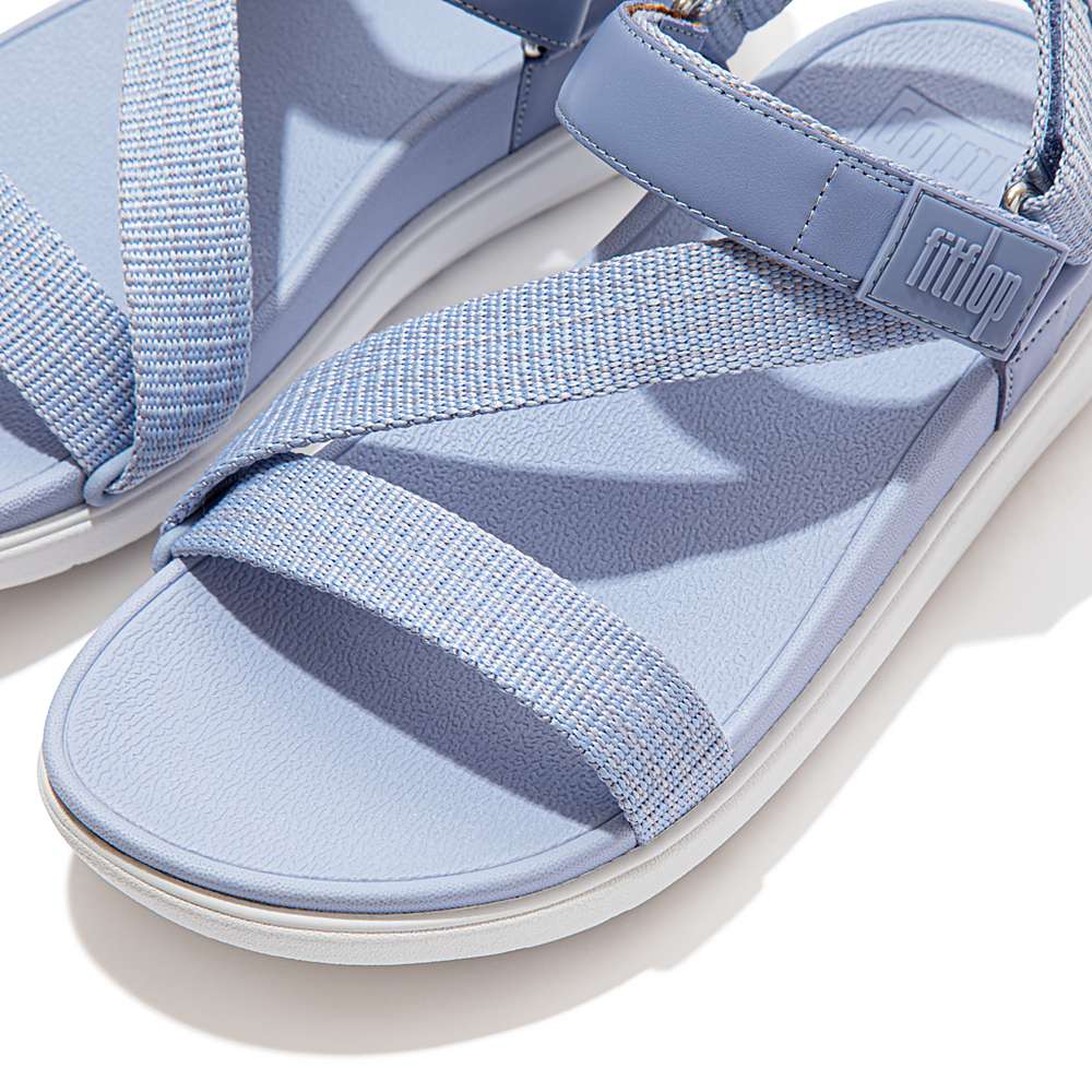 Fitflop LOOSH Webbing Z-Strap Sandalen Dames Lavendel | VUQ182695