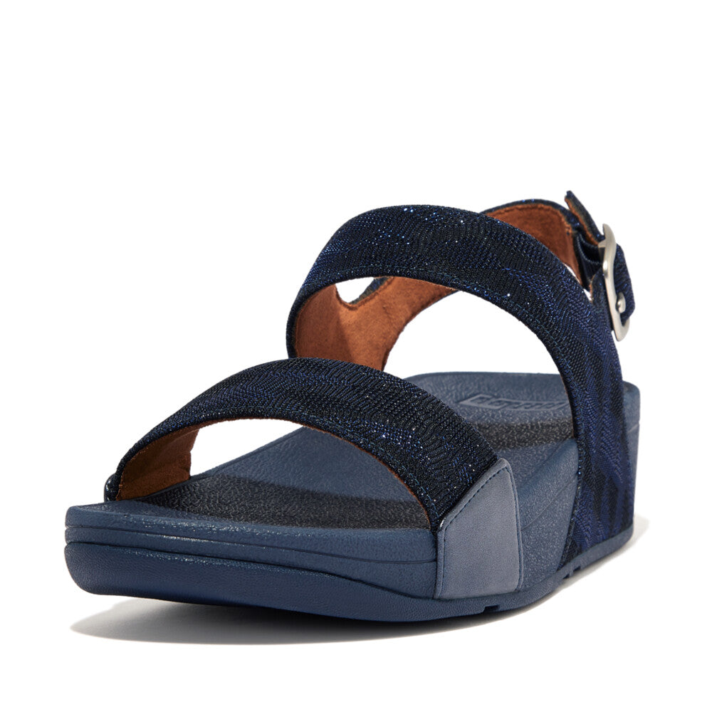 Fitflop LULU Glitz Backstrap Sandalen Dames Donkerblauw | BQT025613