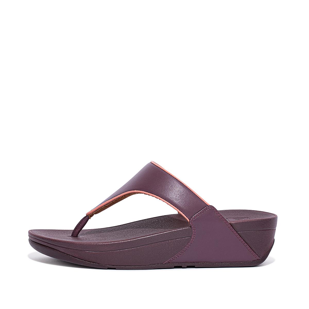 Fitflop LULU Pop Binding Toe-Post Sandalen Dames Paars | GNK671592