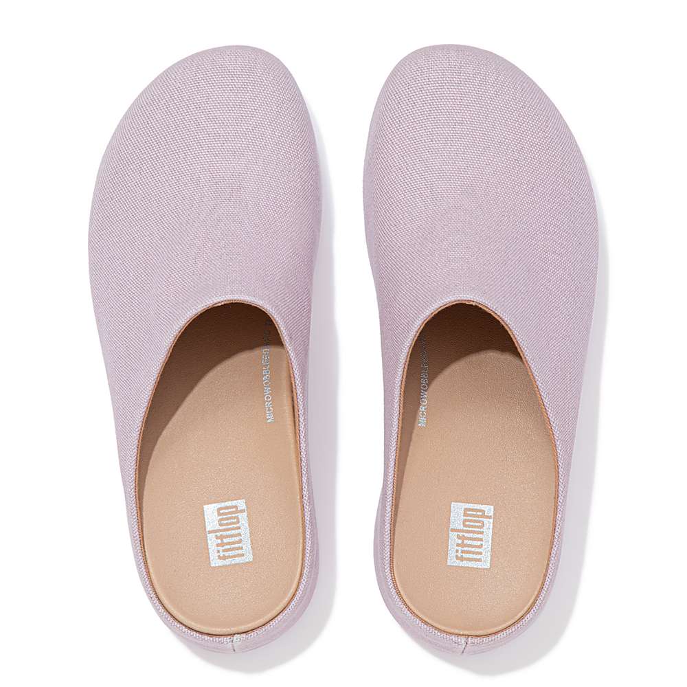 Fitflop SHUV Canvas Klompen Dames Roze | XHF027865