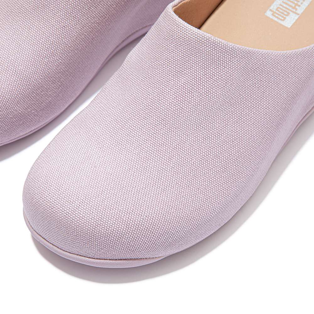 Fitflop SHUV Canvas Klompen Dames Roze | XHF027865