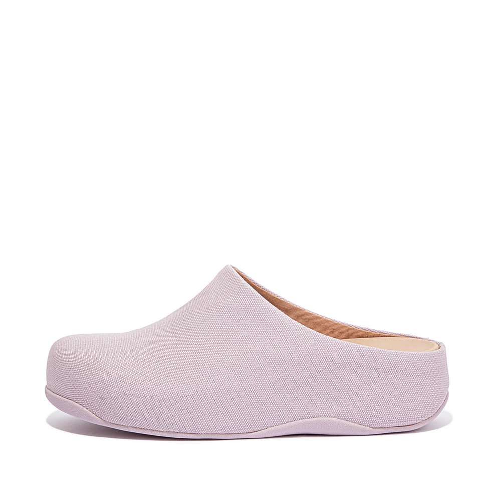 Fitflop SHUV Canvas Klompen Dames Roze | XHF027865