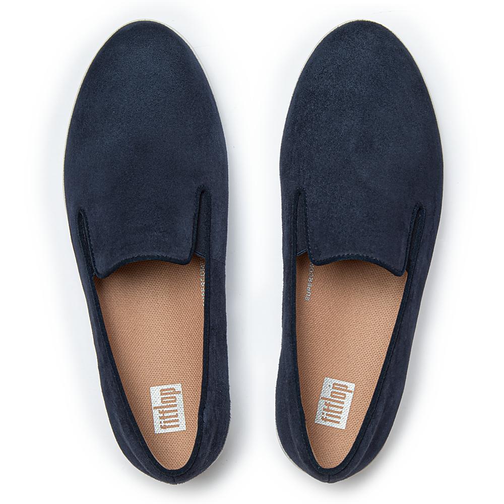 Fitflop SUPERSKATE Loafers Dames Donkerblauw | ETF730469