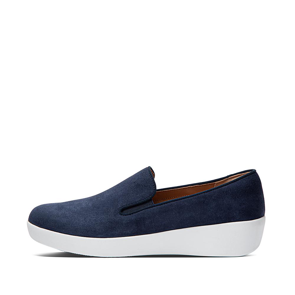 Fitflop SUPERSKATE Loafers Dames Donkerblauw | ETF730469