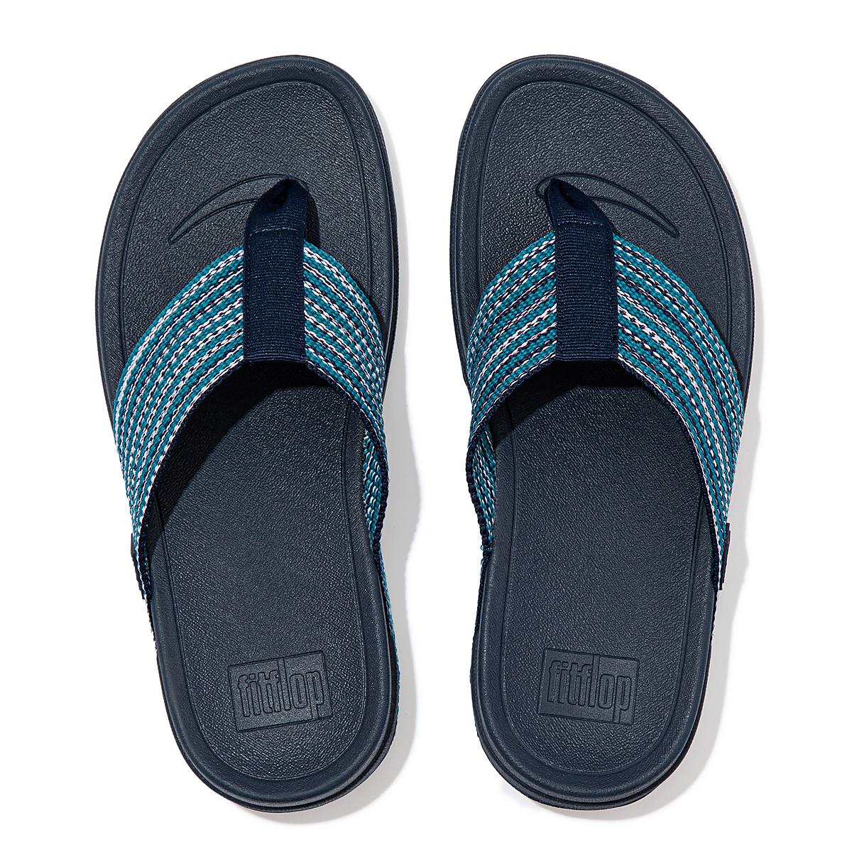 Fitflop SURFA Toe-Post Sandalen Dames Blauw | IYR206187